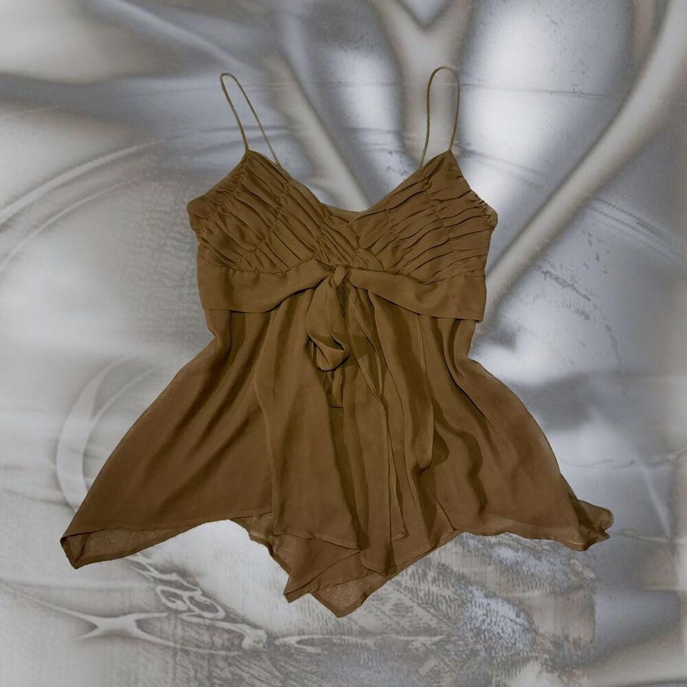 Dizzy-lizzy Women's Brown and Tan Vest